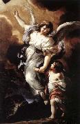 Pietro da Cortona The Guardian Angel oil painting